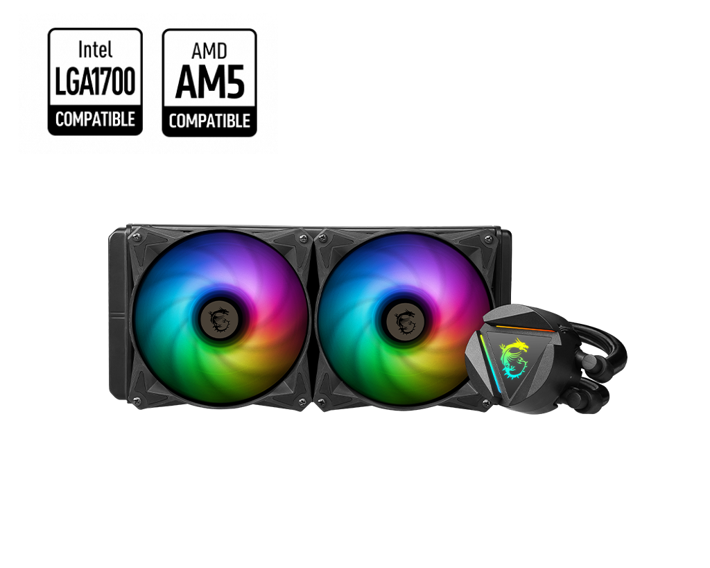 MSI MAG CORELIQUID 280R V2 AIO Liquid Cooling System
