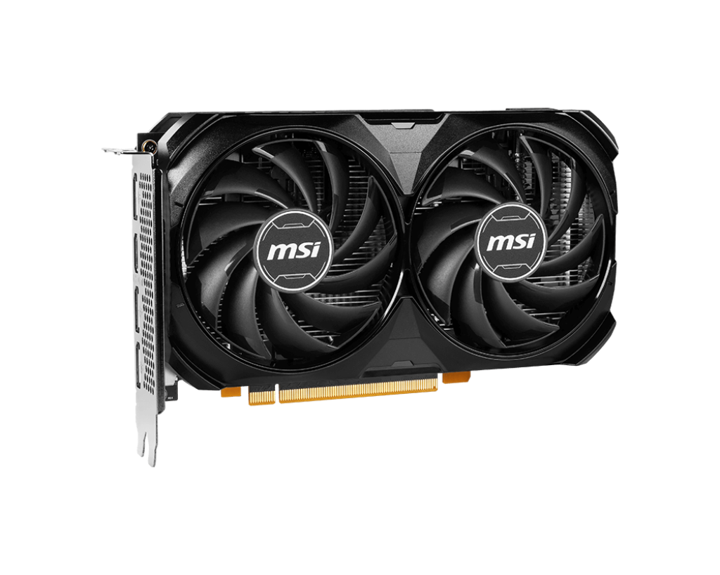 MSI GeForce RTX 4060 VENTUS 2X Black OC 8 GB PCI Express Video Card