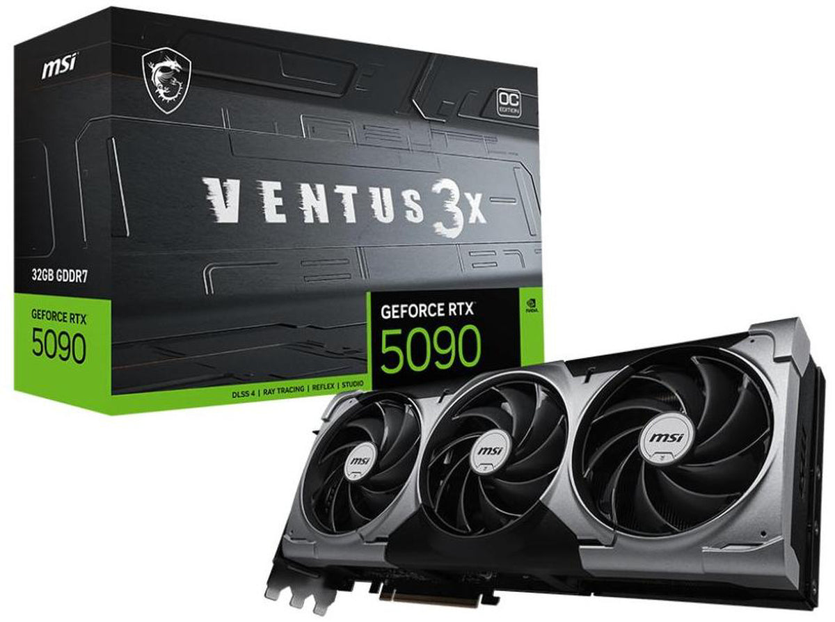 MSI GeForce RTX 5090 VENTUS 3X OC 32 GB PCI Express Video Card