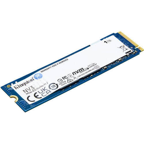 Kingston NV3 1 TB PCIe Gen 4 M.2 Solid State Drive
