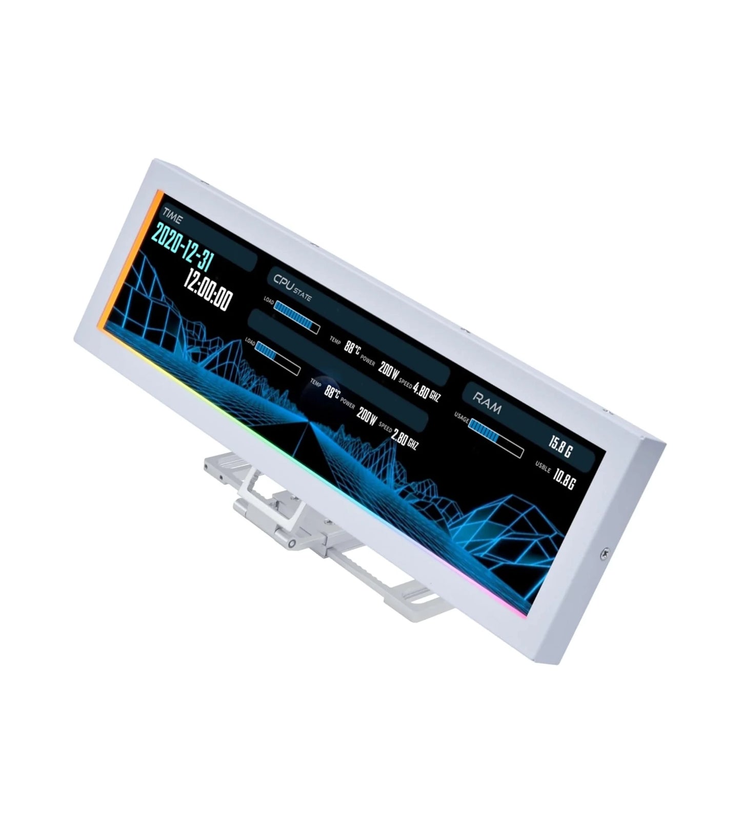 Lian Li 8.8" Universal Screen Display for PC White